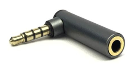3.5mm Audio Plug Stereo to 3.5mm Audio Jack Stereo Right Angle